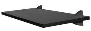Prateleira Preto Concept com Suporte 1,5X25X60cm