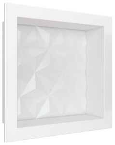 Nicho para Banheiro Textura 30X30 Branco