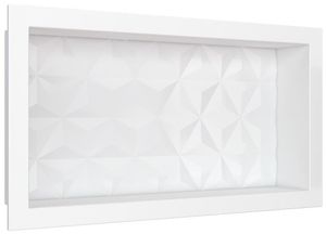 Nicho para Banheiro Textura 60X30 Branco