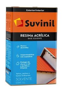 Resina Acrílica Base Solvente 5 Litros Incolor Resina Acrílica Base Solvente 5 Litros Incolor