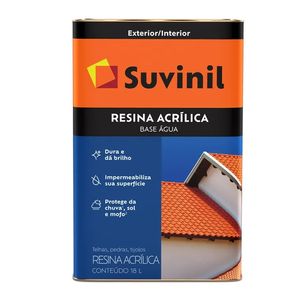 Resina Acrílica Base Água 18 Litros Cerâmica Telha