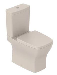 Vaso Sanitário  com Caixa Acoplada com Kit Instalação Boss Beige/Champagne