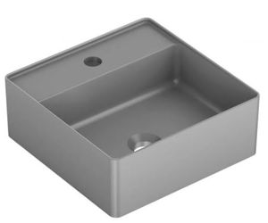 Cuba Apoio Quadrada com Mesa 35cm Platinun P4 Gris