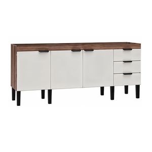 Balcão Mdf Flamingo para Pia 2,00 Metros Tamarindo/Branco