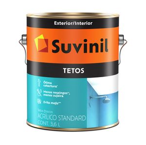 TINTA ACRILICA FOSCO TETOS 3,6 L BRANCO NEVE TINTA ACRILICA FOSCO TETOS 3,6 L BRANCO NEVE