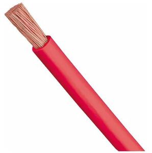 Cabo Flexível 10mm Vermelho com Rolo 50 Metros