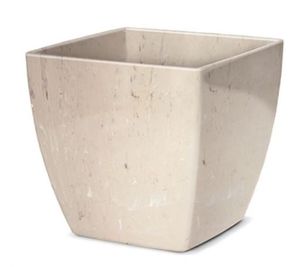 Vaso Elegance Quadrado 02 Travertino