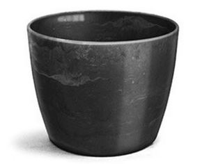Vaso Elegance Redondo 01 Preto Onix
