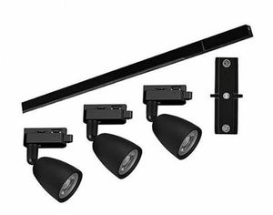 Kit Trilho Led Direct 3000K 18W Preto