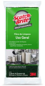 Esponja de Limpeza Scotch Brite com 2 Unidades