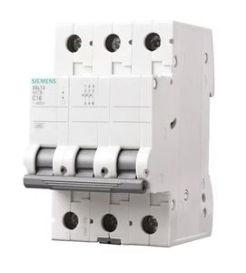 Disjuntor Siemens Tripolar Din 80A Curva C 5Sl1