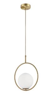 Pendente Dubai Globo Médio Vidro 1Xg9
