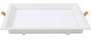Painel Led Recuado Embutir Quadrado 15W 166mm 3000K