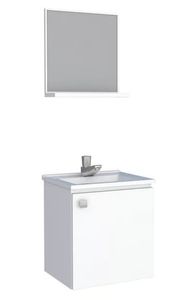Kit para Banheiro Aço Cacau 40cm Branco