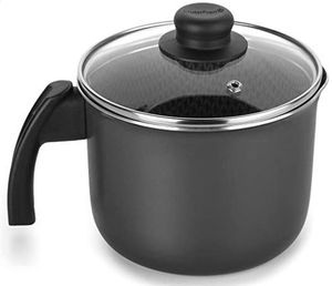 Leiteira com Tampa de Vidro Gourmet 14cm