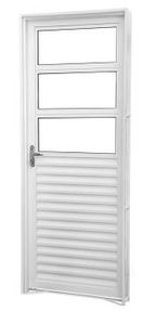 Porta Ideal Mista C/ 03 Vid 84X215X12 Vls Dir Br