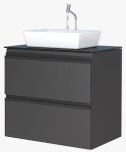 Gabinete Aço Gaia 60 Preto Mont