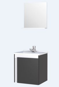 Kit para Banheiro Madeira Onix Preto