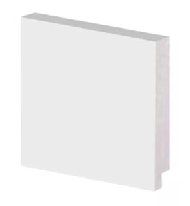 Rodapé Liso 7x15mm 50007 Branco Barra com 2,40 Metros