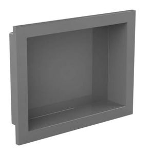 Nicho Pvc Embutir 30X40cm Cinza Urbano