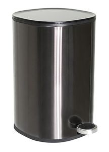 Lixeira Multiuso 5 Litros  Redonda com Pedal Preta