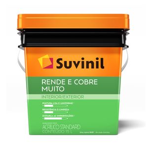 Tinta Acrílica Fosco Stand Rende Cobre Muito 15 Litros Branco Neve Tinta Acrílica Fosco Stand Rende Cobre Muito 15 Litros Branco Neve