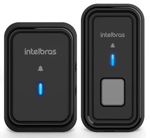 Campainha sem Fio com Bateria Cib 101 Bivolt Preta
