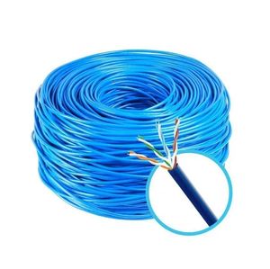 Cabo de Rede Lan 4P Cat6cm 305m Azul