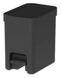 Lixeira com Pedal Trium 6 Litros Preto