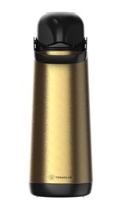 Garrafa Térmica Bomba de Pressão Lúmina 1,8 Litro Inox Gold