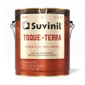 Massa Efeito Fosco Toque Terra Calcita Alaranjada 5kg