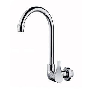 Torneira para Cozinha Parede Bica Móvel MVC Twist Cromada