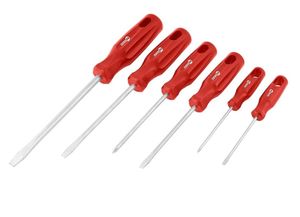 Jogo de Chaves Fenda e Philips Aço Carbono com 6 Peças Jogo de Chaves Fenda e Philips Aço Carbono com 6 Peças