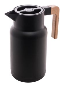 Garrafa Térmica Organic de Plástico 1 Litro Preta