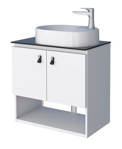 Gabinete Aço Baru 60cm Branco