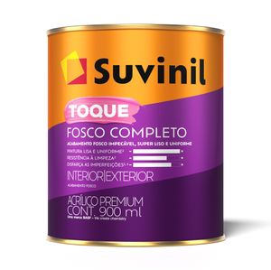 Tinta Acrílica Toque Fosco Completo 0,9 Litros Branco Neve Tinta Acrílica Toque Fosco Completo 0,9 Litros Branco Neve