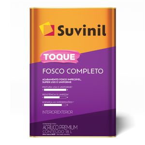 Tinta Acrílica Toque Fosco Completo 18 Litros Branco Neve Tinta Acrílica Toque Fosco Completo 18 Litros Branco Neve