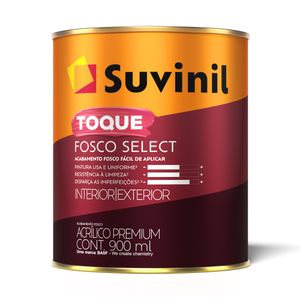 Tinta Acrílica Toque Fosco Select 0,9 Litros Branco Neve Tinta Acrílica Toque Fosco Select 0,9 Litros Branco Neve