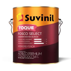 Tinta Acrílica Toque Fosco Select 3,6 Litros Branco Neve Tinta Acrílica Toque Fosco Select 3,6 Litros Branco Neve