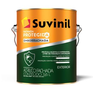 Tinta Acrílica Fachada Protegida Emborrachada 3,6 Litros Branco Neve Tinta Acrílica Fachada Protegida Emborrachada 3,6 Litros Branco Neve
