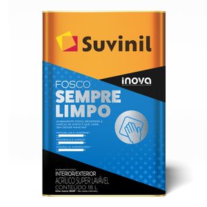 Tinta Acrílica Inova Fosco Sempre Limpo 18 Litros Branco Neve Tinta Acrílica Inova Fosco Sempre Limpo 18 Litros Branco Neve