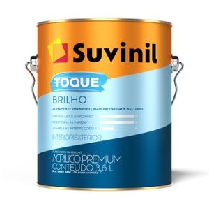 Tinta Acrílica Semibrilho Toque Brilho 3,6 Litros Branco Neve Tinta Acrílica Semibrilho Toque Brilho 3,6 Litros Branco Neve