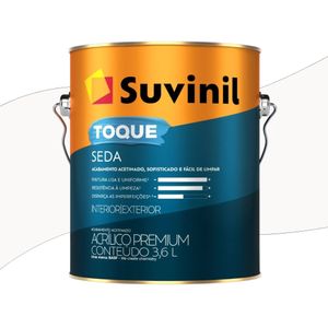 Tinta Acrílica Acetinada Toque Seda 3,6 Litros Branco Neve Tinta Acrílica Acetinada Toque Seda 3,6 Litros Branco Neve