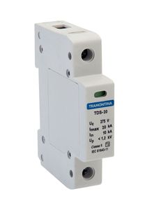 Dispositivo de Proteção Contra Surtos TDS 1P 20kA 275V Classe II
