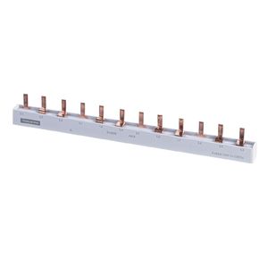 Barramento Trifásico DIN 12 Polos Tipo Pente 21cm
