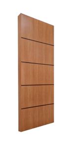 Porta Frisada Mogno Acabada 0,60x2,10m MF-02 Porta Frisada Mogno Acabada 0,60x2,10m MF-02