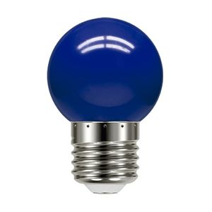 Lâmpada Led Bolinha E27 1W 220V Azul Lâmpada Led Bolinha E27 1W 220V Azul