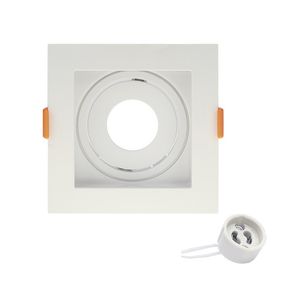 Spot Embutir Recuado Quadrado Conecta AR70 Branco Spot Embutir Recuado Quadrado Conecta AR70 Branco