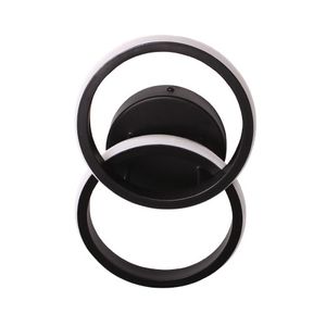 Plafon Led Village Circle 3.000K 10W Preto