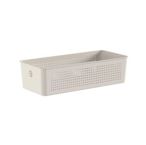 Cesto Organizador Flow 4,5 Litros 34x15x09cm Bege